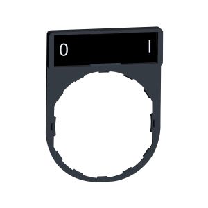 Portaetiqueta 30 x 40 mm, c/etiqueta O-I. ZBY2178 Schneider Electric