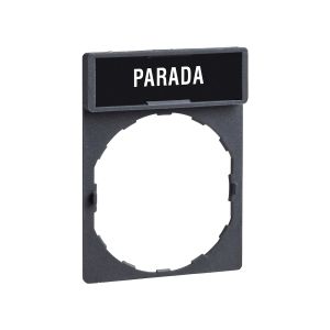 Accesorio de marcaje, etiqueta parada. ZBY2404 Schneider Electric