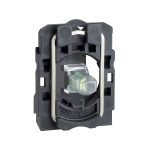 Cuerpo para piloto luminoso, LED integral, verde, 48-120 V. ZB5AVG3 Schneider Electric